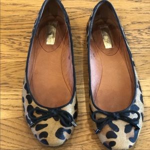 Leopard Calf Hair Flats